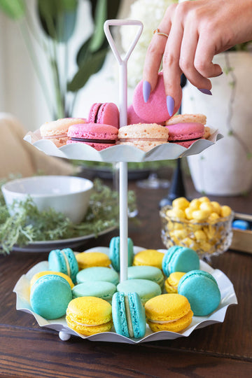 mothers day macaron collection - mother eating macarons