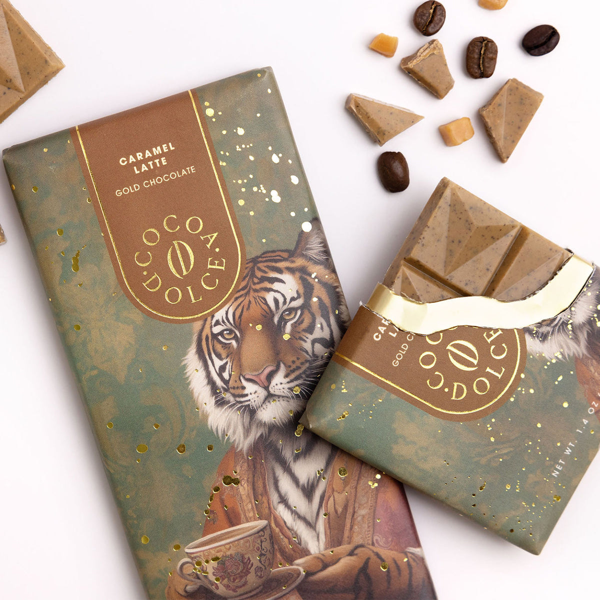 Gold Chocolate Caramel Latte Bar