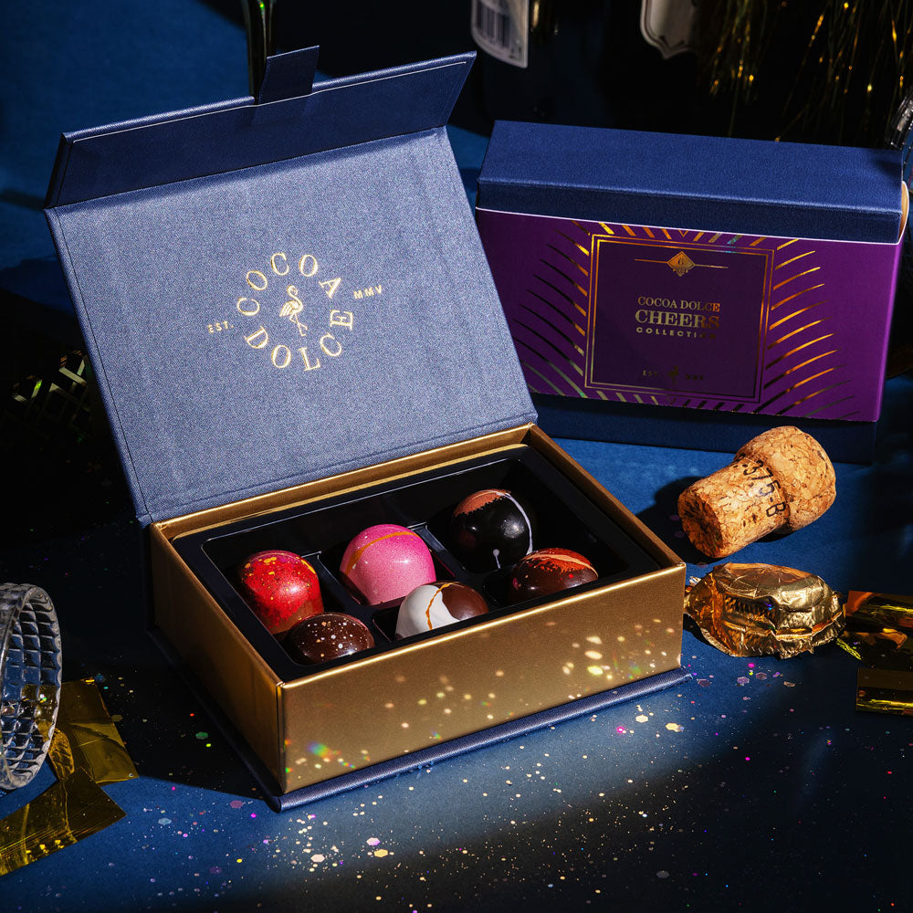 Cocoa Dolce | 6 Pc Cocktails in a Box - Cocktail Inspired Unique Candy