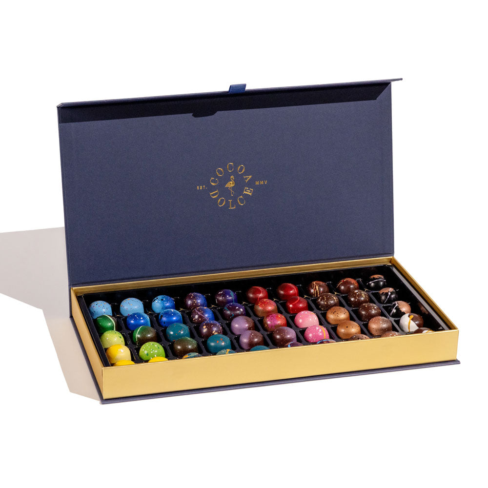 50-Piece Gourmet Chocolate Box | Magnum Opus by Cocoa Dolce