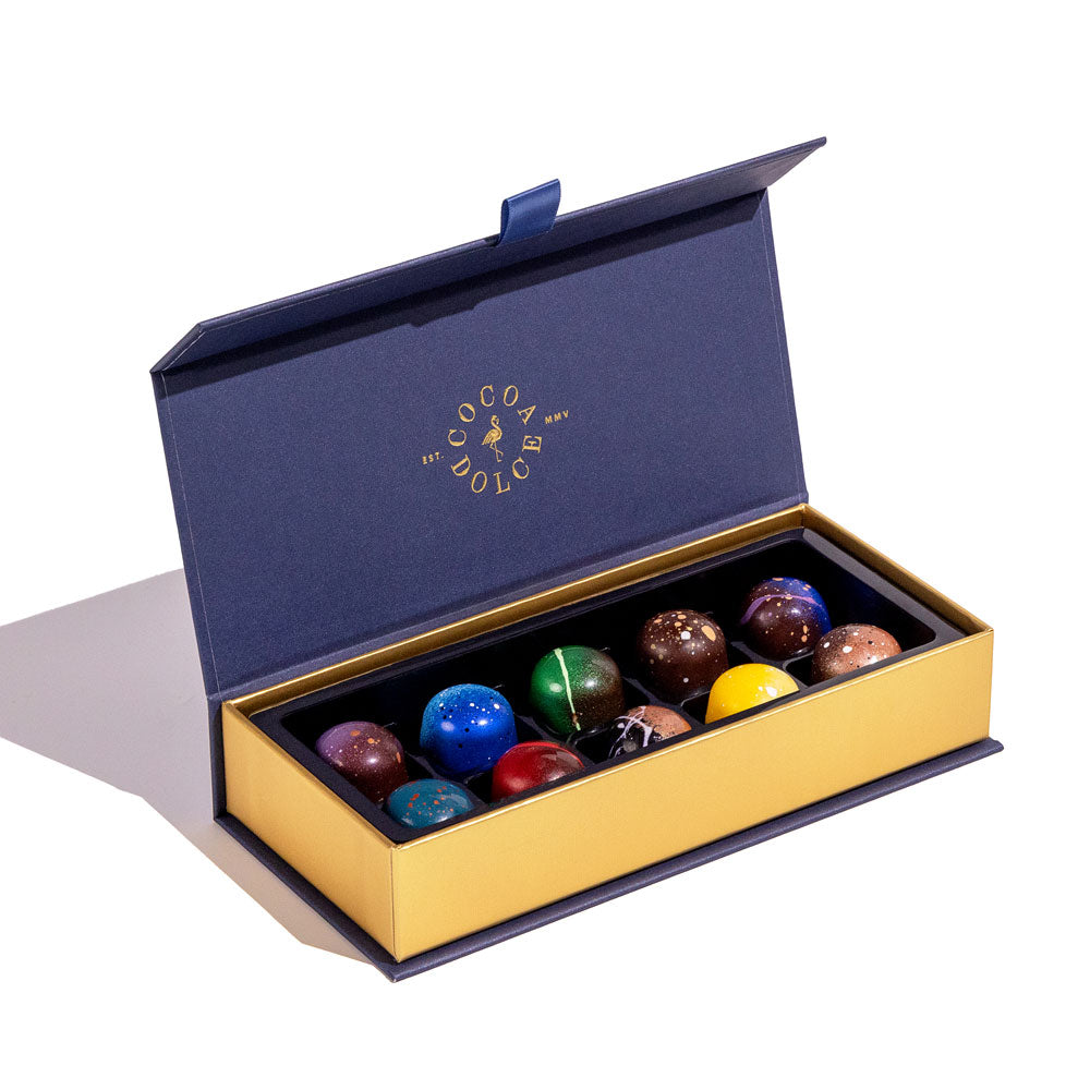 10-Piece Signature Chocolate Gift Box | Cocoa Dolce