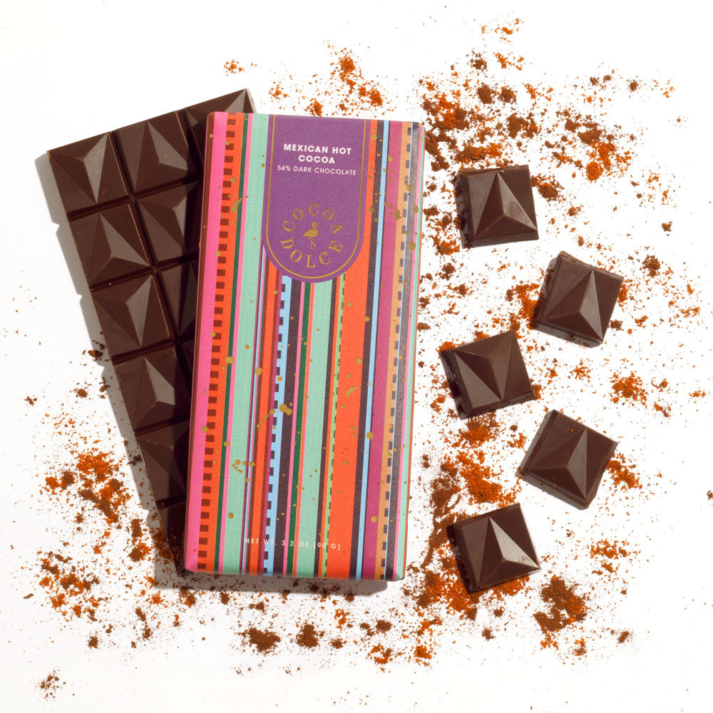 54% Dark Chocolate Mexican Hot Chocolate Bar