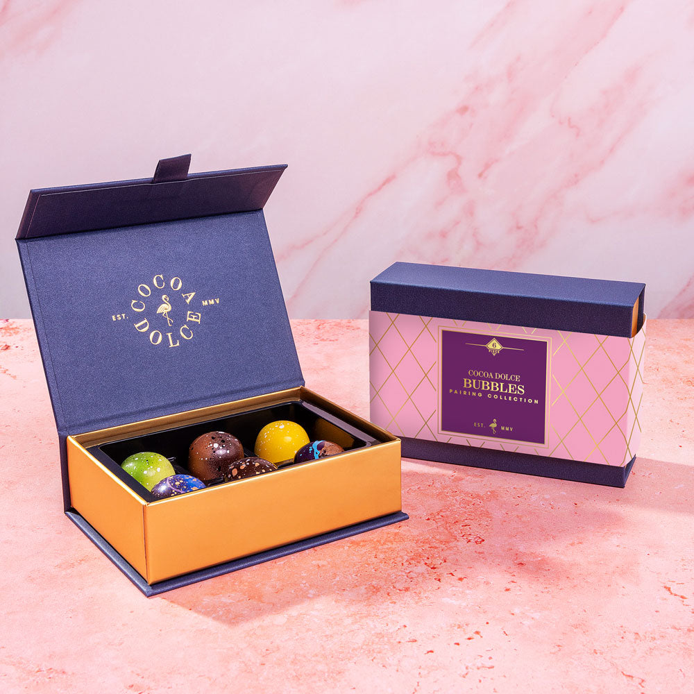 Chocolate pairing collection for sparkling wine and champagne