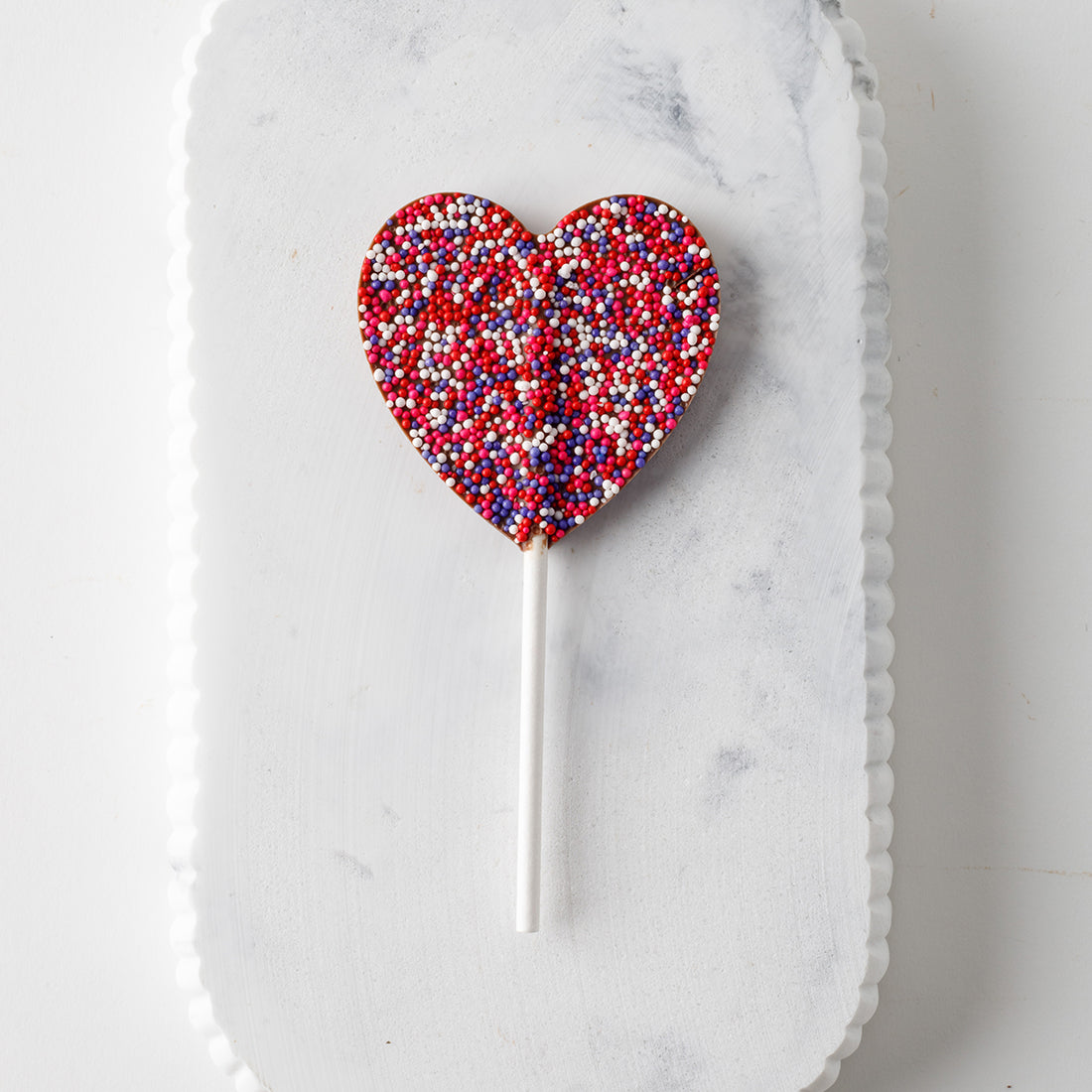 Valentine Sprinkle Sucker