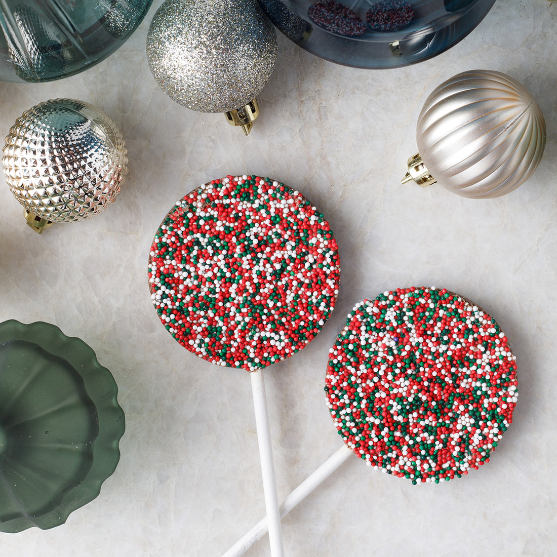 Christmas Sprinkle Sucker