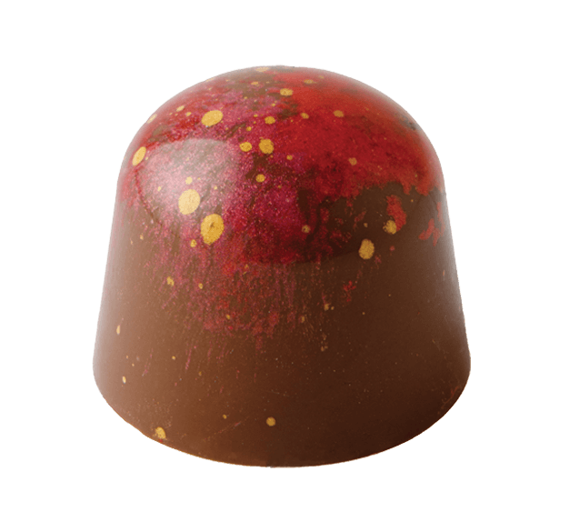 Amaretto gourmet chocolate with milk chocolate ganache infused with almond liqueur