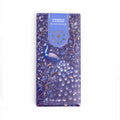 Close up of 70% dark chocolate with blueberries and roasted almonds