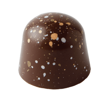 Champagne gourmet chocolate with Spanish cava bittersweet ganache rolled in sparkle sugar