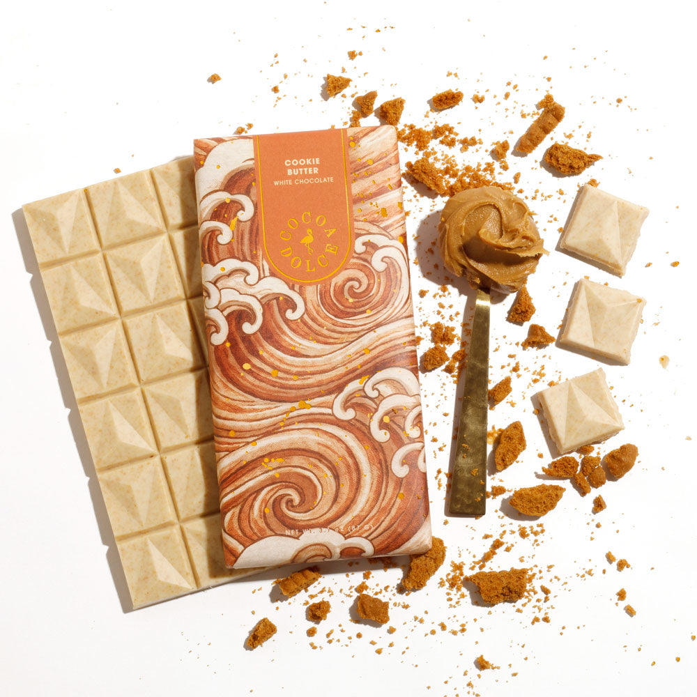 White Chocolate Bar with Cookie Butter