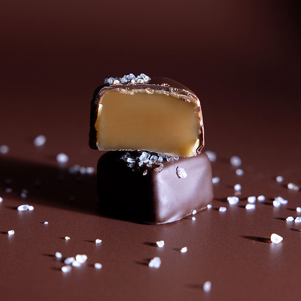 6-Piece Grey Salt Caramels