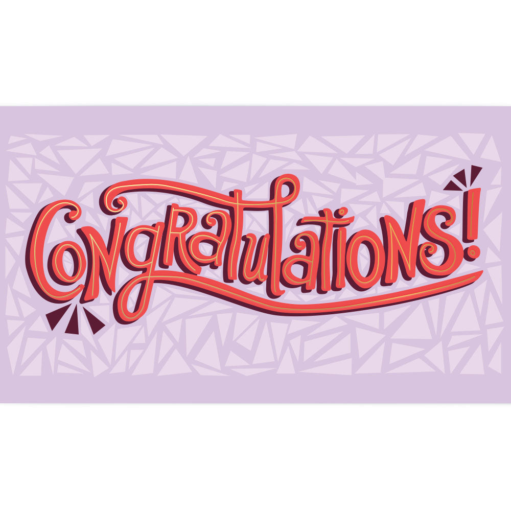 6-Piece Congratulations Label