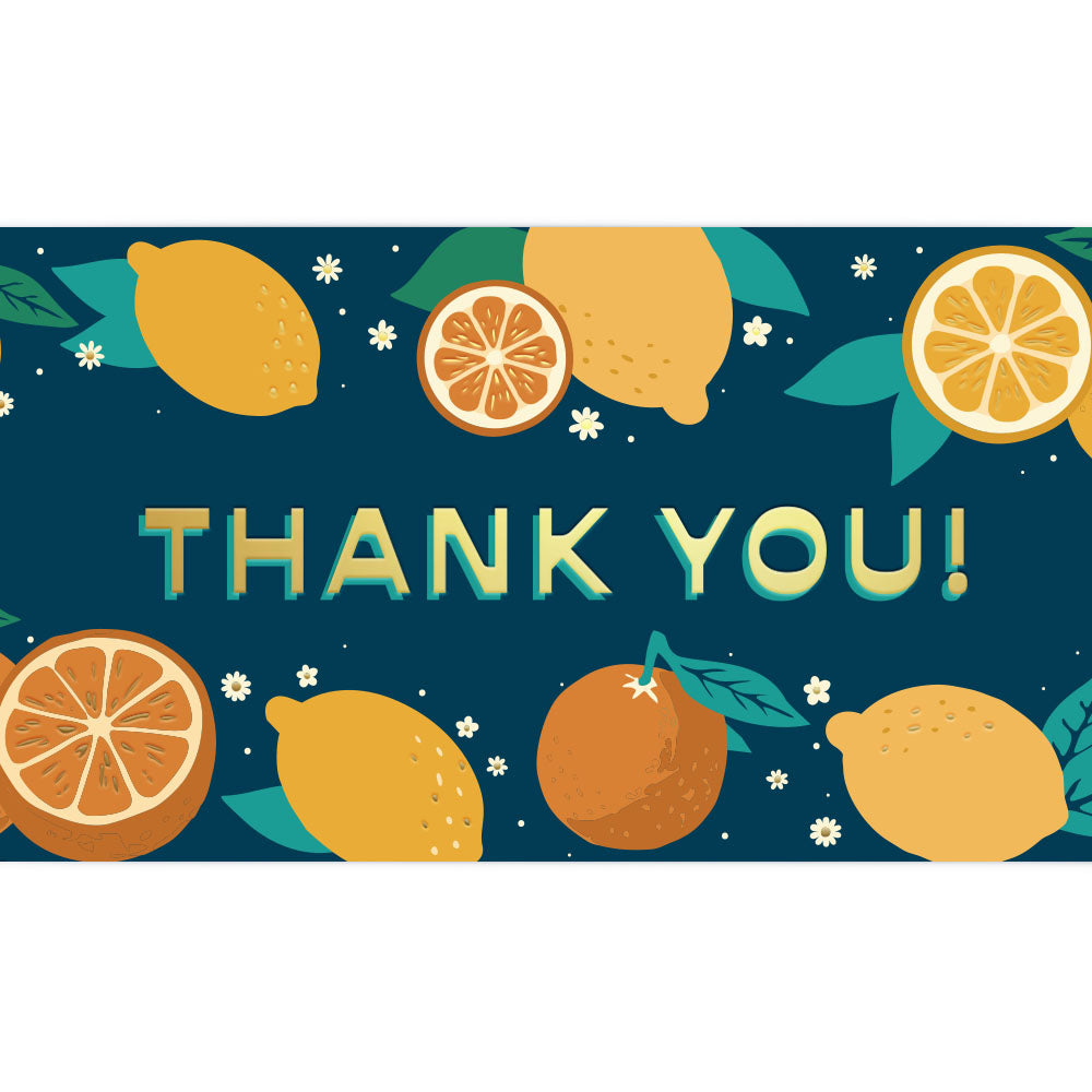 6-Piece Thank You Label