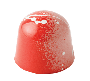 Strawberry shortcake gourmet chocolate with strawberry ganache pâte de fruit and lemon cookie